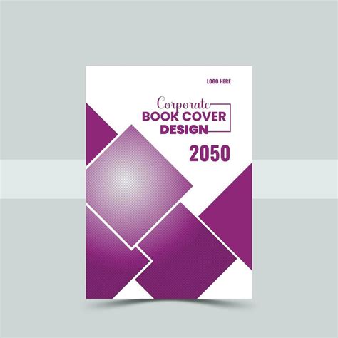 Corporate Book Cover Design Template In A4 Can Be Adapt To Brochure