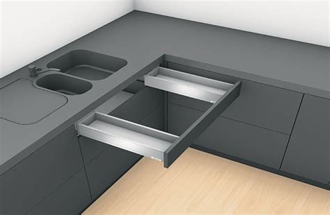 Legrabox Pure Sink Drawers Stainless Steel