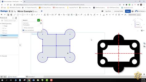 Onshape Mirror Tool Youtube