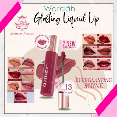 Jual Wardah Glasting Liquid Lip Gr Hi Pigmented Glass Color