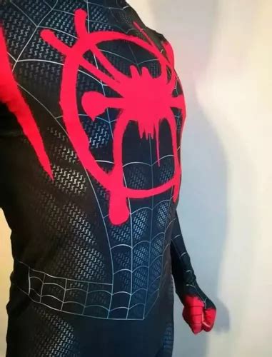 Disfraz Spiderman Miles Morales Clasico Cosplay Marvel En Venta En Por