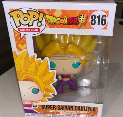 Funko Pop Dragon Ball Super Super Saiyan Caulifla N816 Mercadolibre