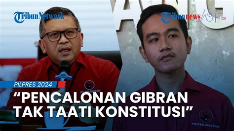 PDIP Merasa Ditinggal Jokowi Dan Keluarga Sebut Pencalonan Gibran Tak