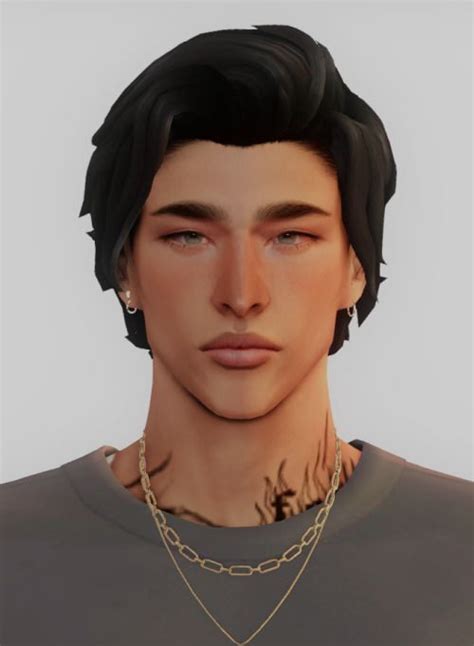 R H D W E A U N I O In Sims Hair Tumblr Sims Sims Hair Male