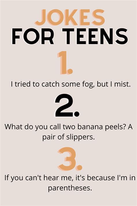 43 Funny Jokes For Teens Momma Teen