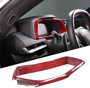 Amazon Real Carbon Fiber Dashboard Panel Trim Cover Frame Fit For