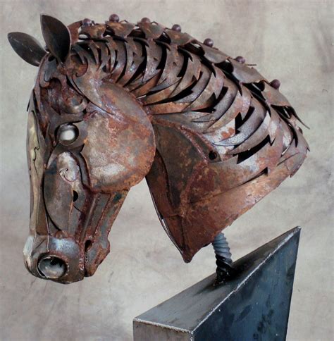 Metal Horse Art Sculptures by Doug Hays Florida Artist