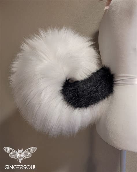 MTO Curly Fursuit Tail for Husky, Akita, Shiba Inu, Malamute, Curled ...