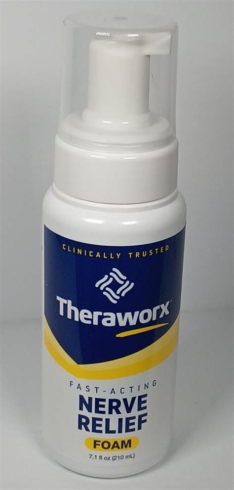 X2 Theraworx Fast Acting Aggravated Nerve Relief Foam 71 Oz Exp 1025