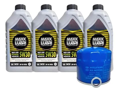 Kit Revisão Hyundai Oleo 5w30 Maxx Lubri Filtro De Oleo Frete grátis