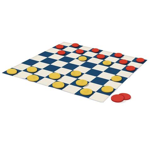 Giant Checkers Game Set 25pc Party City