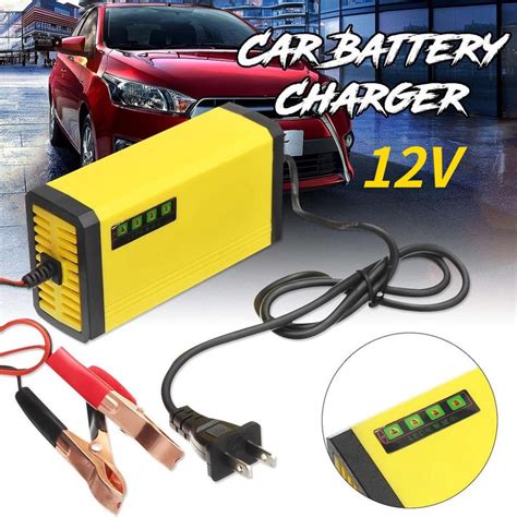 Display Motorcycle Battery Charger 12v Smart Automatic Maintainer