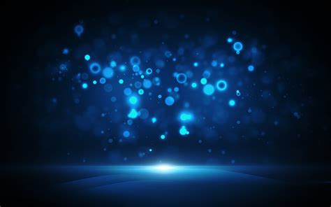 Blue Bokeh Background Wallpaper 40684 Baltana