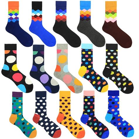 Chaussettes Joyeuses Color Es Classiques Carreaux En Coton Peign