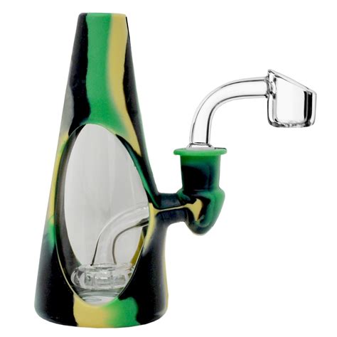 Showerhead Perc Hybrid 6 Silicone Dab Rig Bong Bongs Gosensi