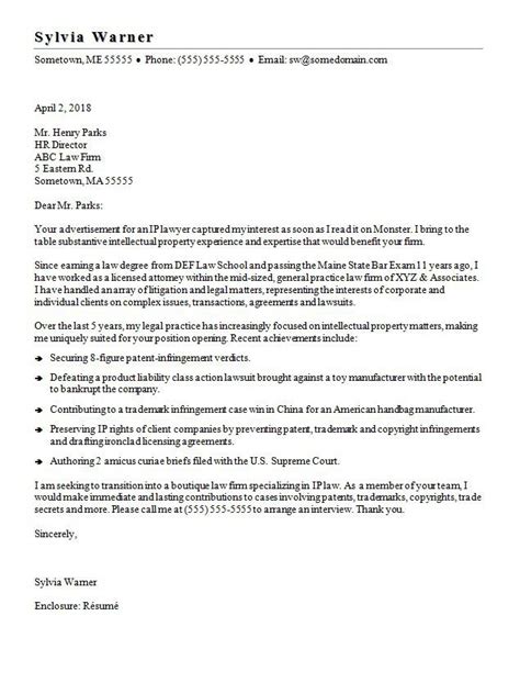 Attorney Cover Letter Samples