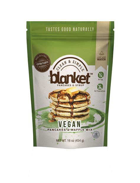 Vegan Pancake Mix - Blanket Pancake & Syrup