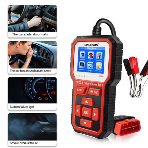 Konnwei Kw681 Car Diagnostic Instrument Lead Acid Battery Tester Internal Resistance Meter