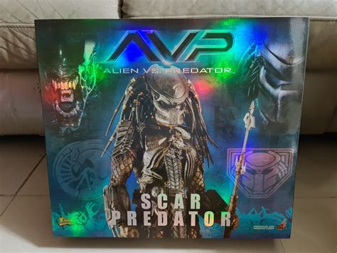 Hot Toys Original 1 6 Scale AVP Scar Predator Hobbies Toys Toys Games On Carousell