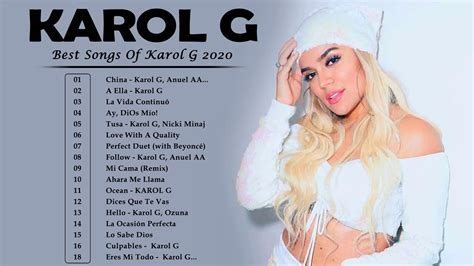 Las Mejores Canciones De Karol G Sujeto