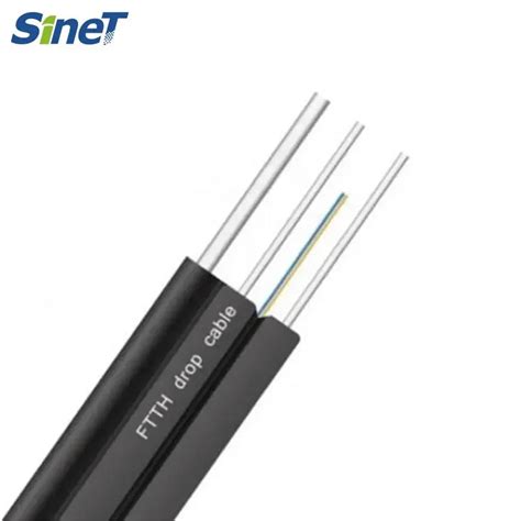 Ftth Fiber Optic Cable With Frp Strength Core Ftth Drop Cable Core