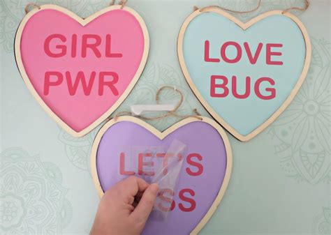 Diy Conversation Heart Sign 15 Conversation Heart Svg Files Hello