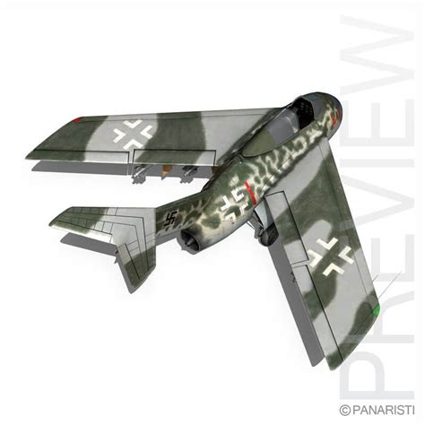 Focke Wulf TA 183 Huckebein - 3D Model by panaristi