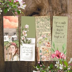 Printable Bookmarks Anne Of Green Gables Anne Of Green Gables Quotes