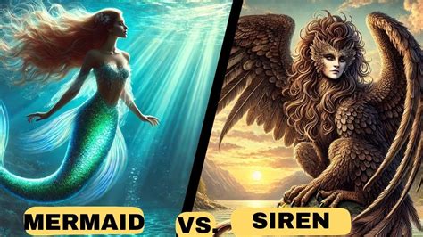 Mermaids Vs Sirens 5 Interesting Differences Between Mermaids And Sirens🤯 Youtube