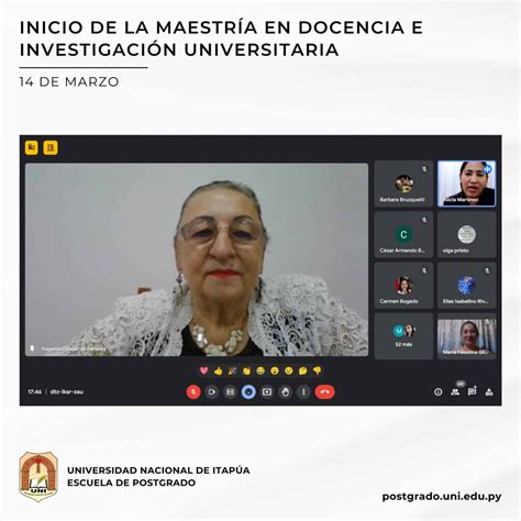 Inicio De La Maestría En Docencia E Investigación Universitaria En La