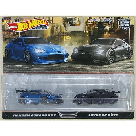 Hot Wheels Premium Car Culture Pack Race Cars HW Twin Pandem Subaru BRZ Lexus RC F GT