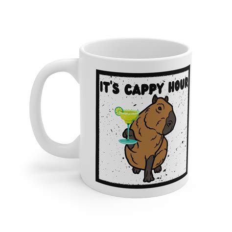 It S Cappy Hour Capybara Happy Hour Capybara Lover Capybara Mug