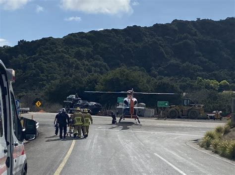 Injured Chp Motorcycle Officer Airlifted To Hospital Following Highway