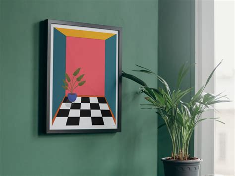 Minimal Colourful Abstract Art Print Original Digital Etsy