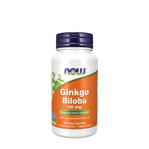 Ginkgo Biloba 60 Mg 60 Veg Capsules Vitamin360 Distribut