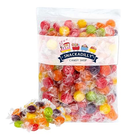 Buy Fruit Flavored Hard Candy 3 Pound Bag Assorted Fruit Flavored Candy Individually