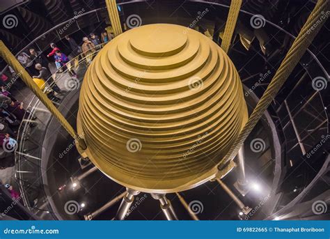 Tuned Mass Damper In Taipei 101 Editorial Image Image Of Buildings Amplitude 69822665