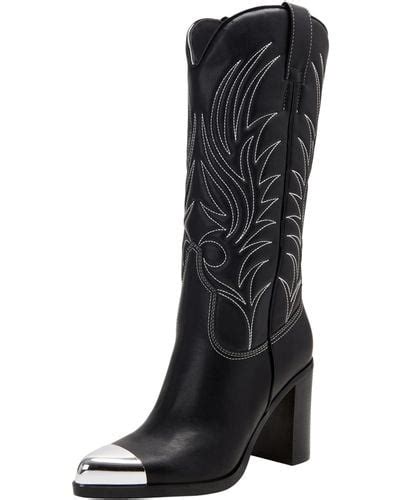 Black Katy Perry Boots For Women Lyst