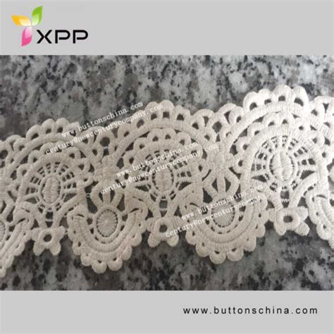 Chemical Lace Water Solubility Flower Design Embroidery Cotton African