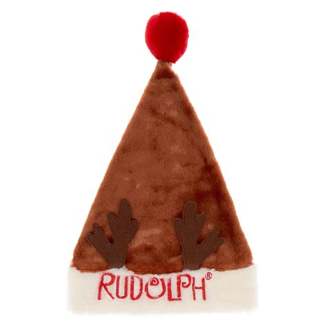 Rudolph The Red Nosed Reindeer Santa Hat Claires Us