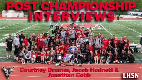 Post Championship Interviews Courtney Drumm Jacob Hodnett Jonathan