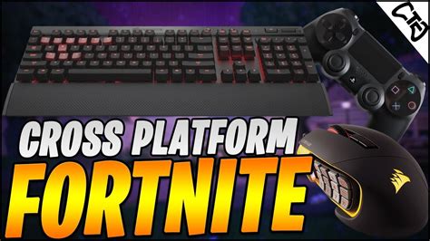 How To CROSS PLATFORM On Fortnite Xbox One PS4 PC Fortnite