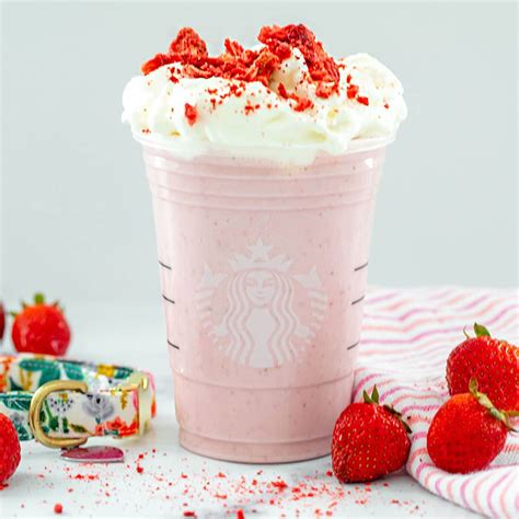 Strawberry Smoothie With Whipped Cream