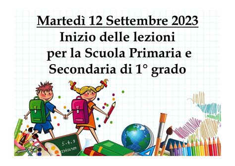 Inizio Lezioni A S 2023 2024 Istituto Comprensivo Bagnolo Mella