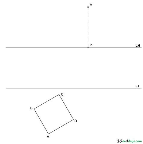 Perspectiva Cónica oblicua 10 en dibujo