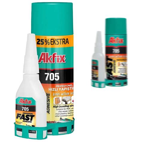 Akfix 705 Mdf Kit Hızlı Yapıştırıcı 200Ml 50Gr Fiyatı