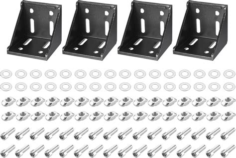 Amazon Uxcell Set Inside Corner Bracket Gusset Kits X X Mm