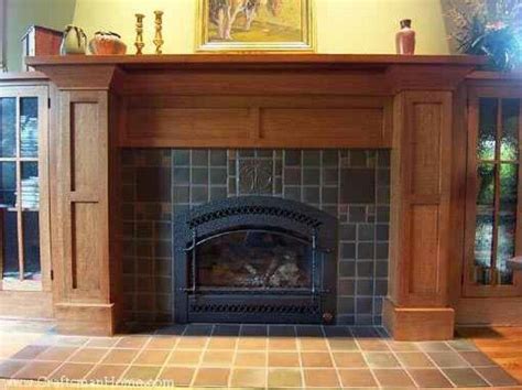 Arts And Crafts Oak Mantle Craftsman Fireplace Mantels Fireplace