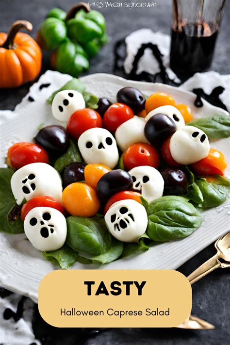 Halloween Caprese Salad Sweet Recipes Caprese Salad Tasty