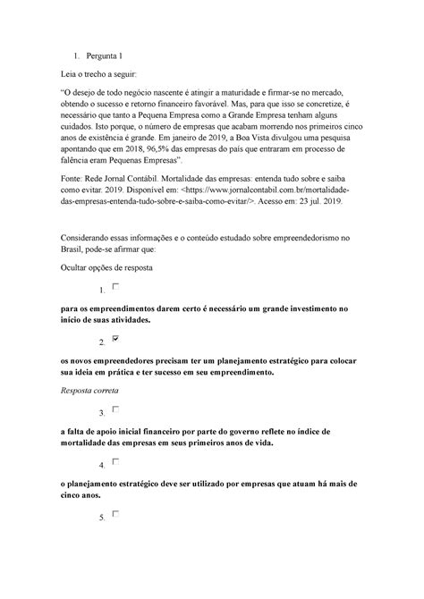 Entrevista Um Empreendedor Perguntas E Respostas